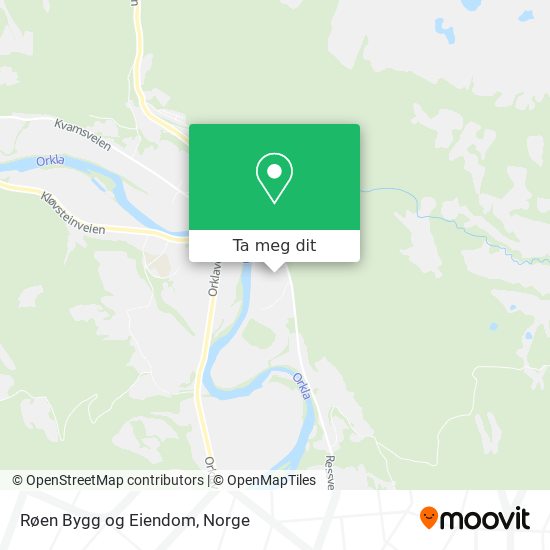 Røen Bygg og Eiendom kart