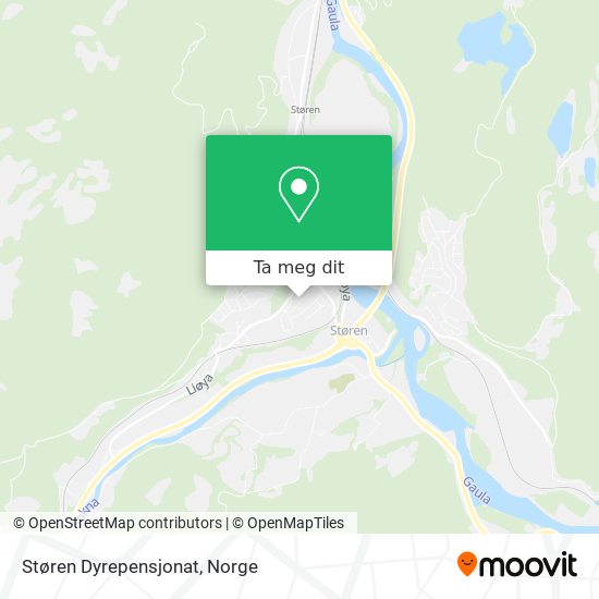 Støren Dyrepensjonat kart