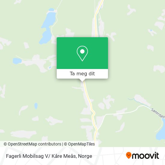 Fagerli Mobilsag V/ Kåre Meås kart