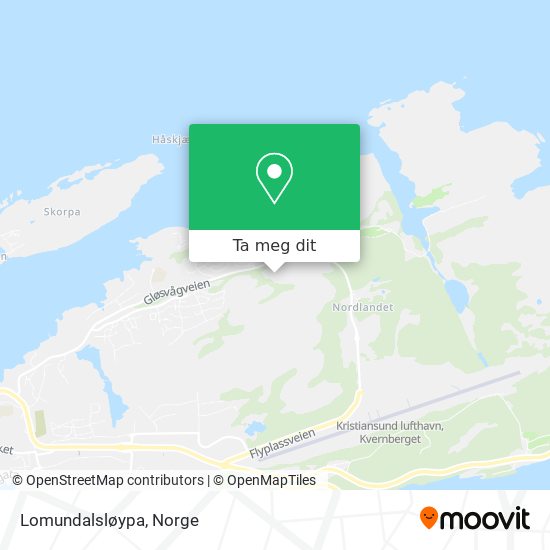 Lomundalsløypa kart