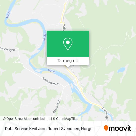 Data Servise Kvål Jørn Robert Svendsen kart