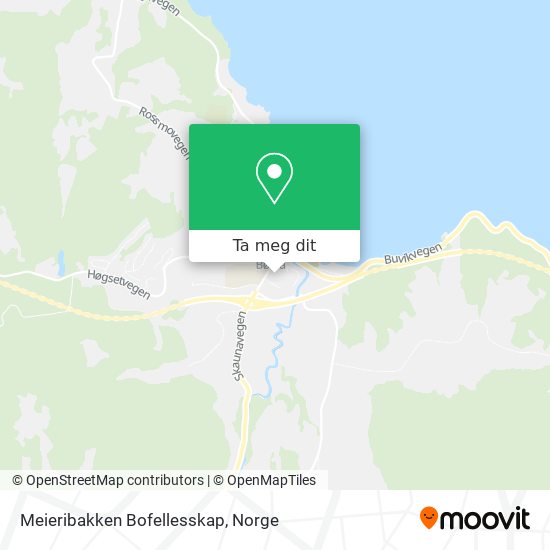 Meieribakken Bofellesskap kart
