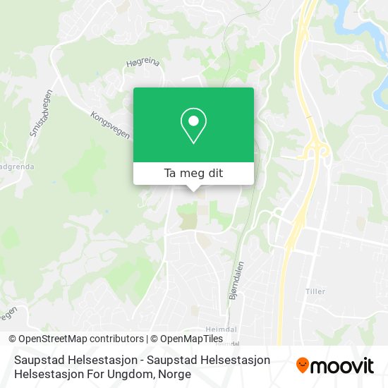 Saupstad Helsestasjon - Saupstad Helsestasjon Helsestasjon For Ungdom kart