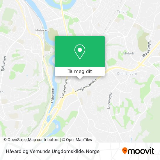 Håvard og Vemunds Ungdomskilde kart