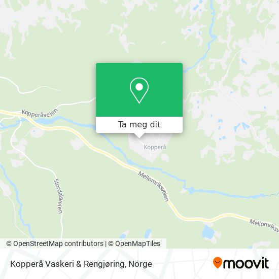 Kopperå Vaskeri & Rengjøring kart