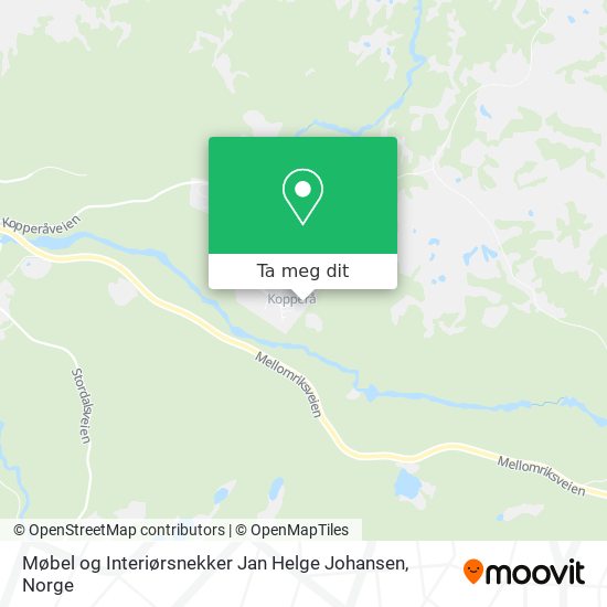 Møbel og Interiørsnekker Jan Helge Johansen kart