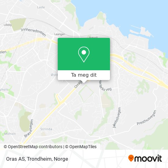 Oras AS, Trondheim kart