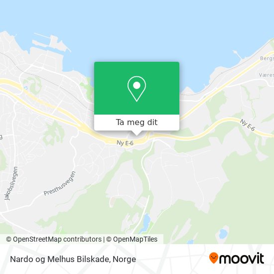 Nardo og Melhus Bilskade kart