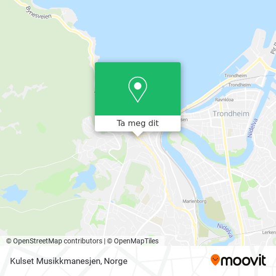 Kulset Musikkmanesjen kart
