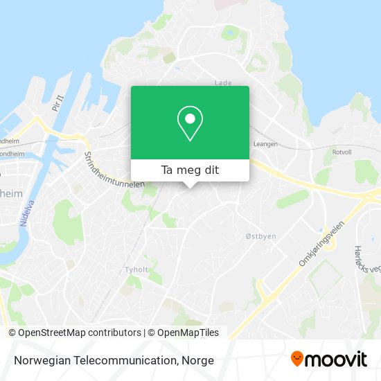 Norwegian Telecommunication kart