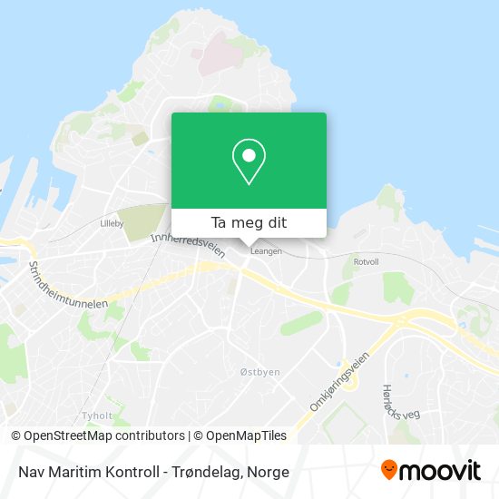 Nav Maritim Kontroll - Trøndelag kart