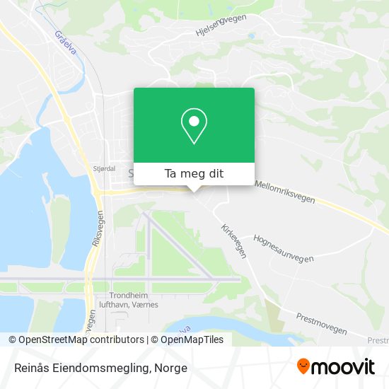 Reinås Eiendomsmegling kart