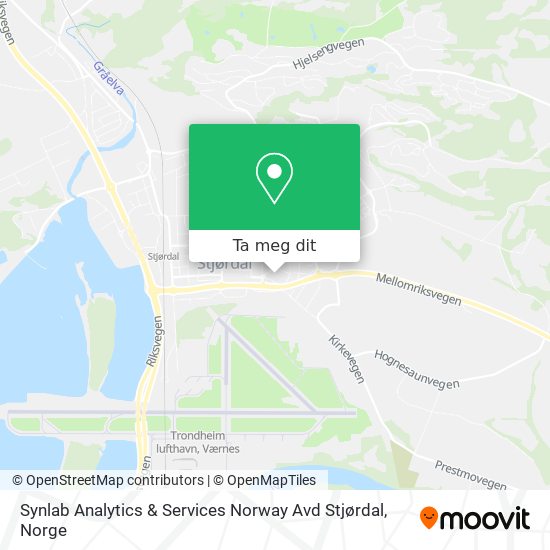Synlab Analytics & Services Norway Avd Stjørdal kart