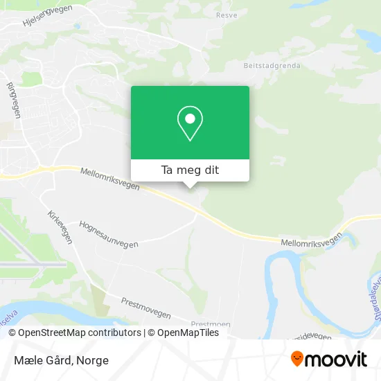 Mæle Gård kart