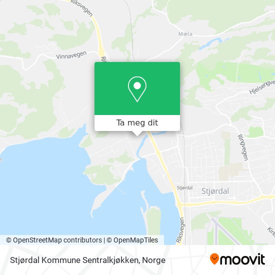 Stjørdal Kommune Sentralkjøkken kart
