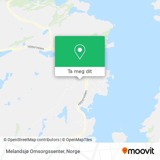 Melandsjø Omsorgssenter kart