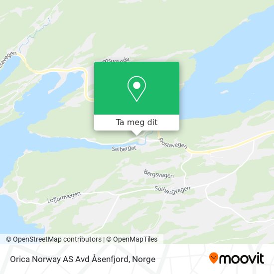 Orica Norway AS Avd Åsenfjord kart