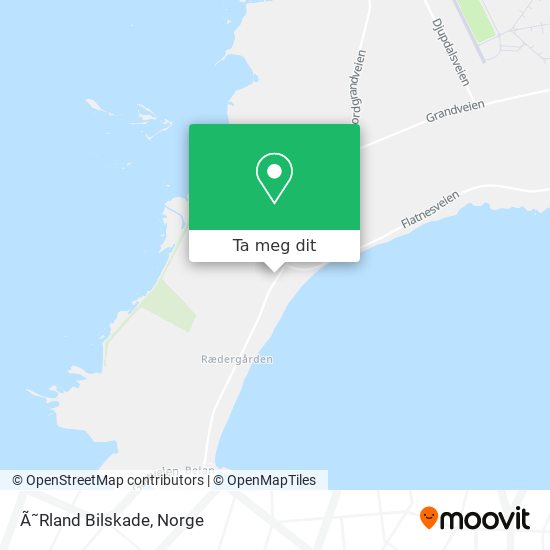 Ã˜Rland Bilskade kart