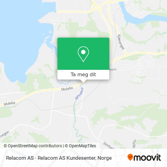 Relacom AS - Relacom AS Kundesenter kart