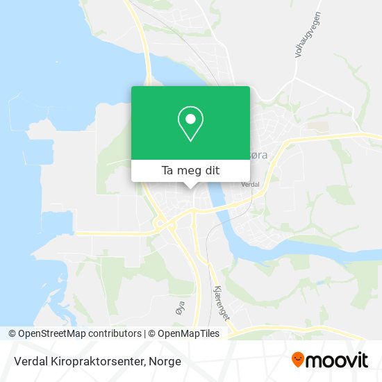 Verdal Kiropraktorsenter kart