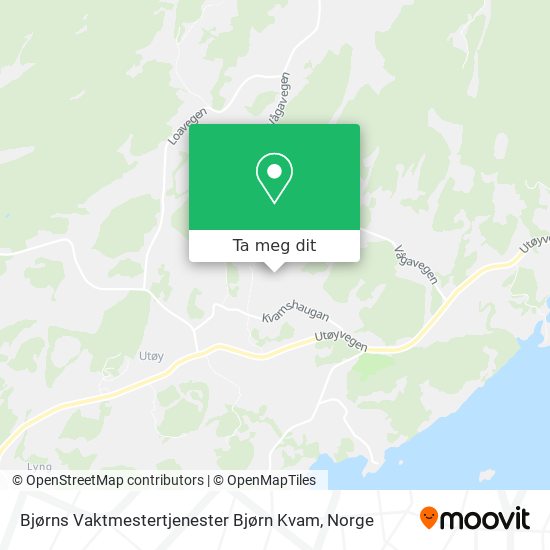 Bjørns Vaktmestertjenester Bjørn Kvam kart