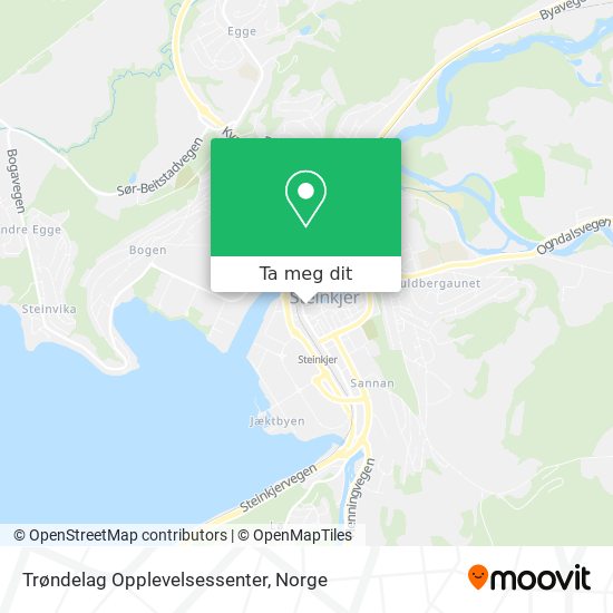 Trøndelag Opplevelsessenter kart