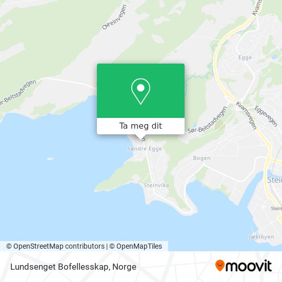 Lundsenget Bofellesskap kart