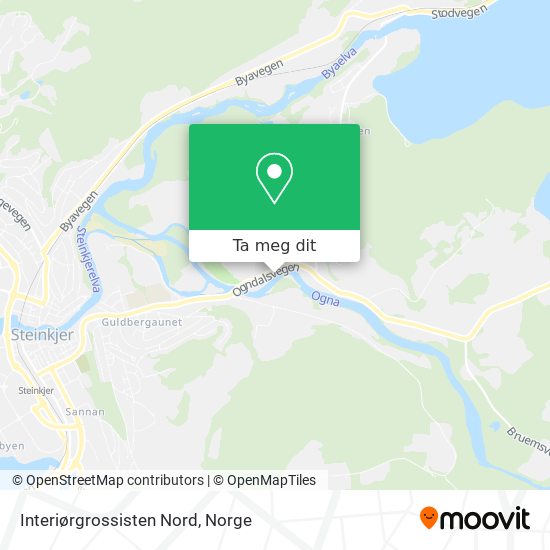 Interiørgrossisten Nord kart