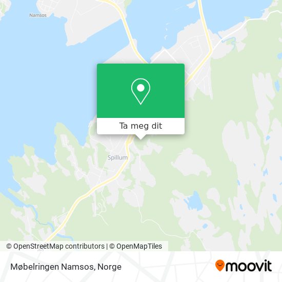 Møbelringen Namsos kart