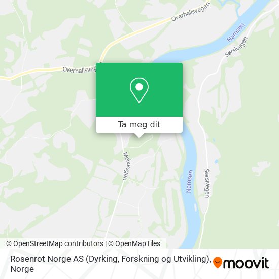 Rosenrot Norge AS (Dyrking, Forskning og Utvikling) kart