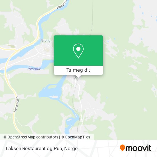 Laksen Restaurant og Pub kart