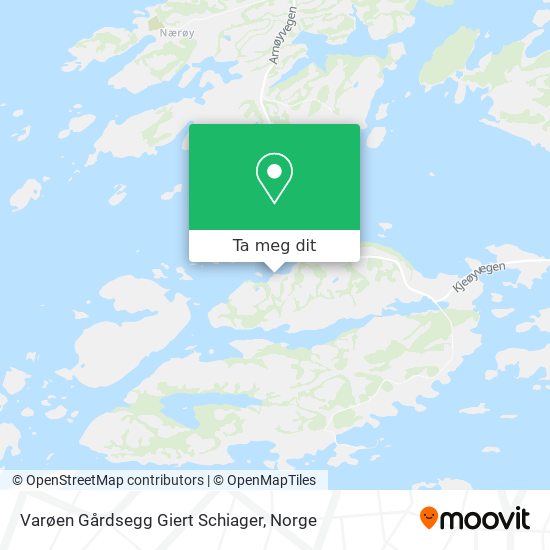 Varøen Gårdsegg Giert Schiager kart