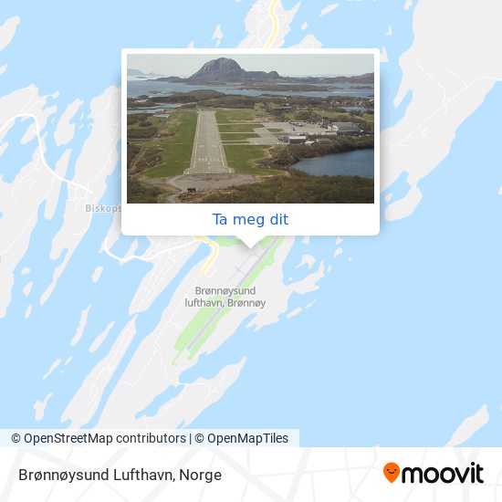 Brønnøysund Lufthavn kart