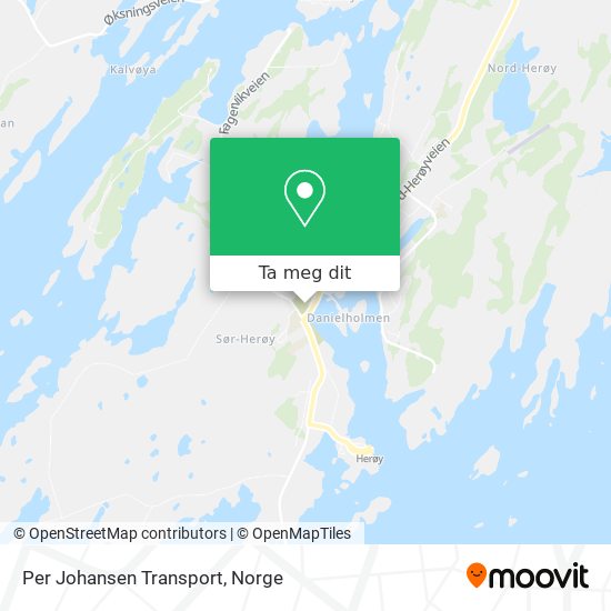 Per Johansen Transport kart