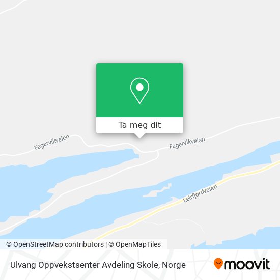 Ulvang Oppvekstsenter Avdeling Skole kart