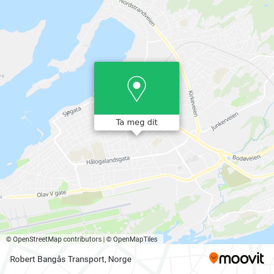 Robert Bangås Transport kart