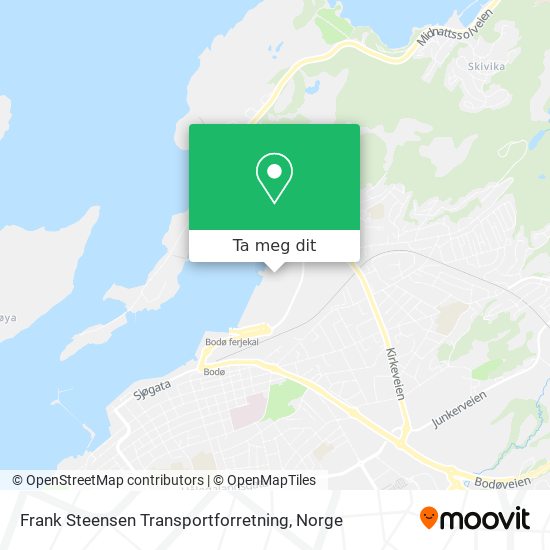 Frank Steensen Transportforretning kart