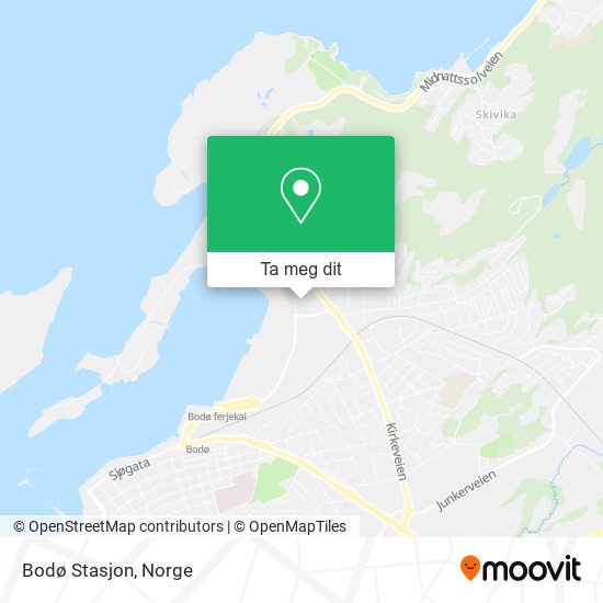 Bodø Stasjon kart