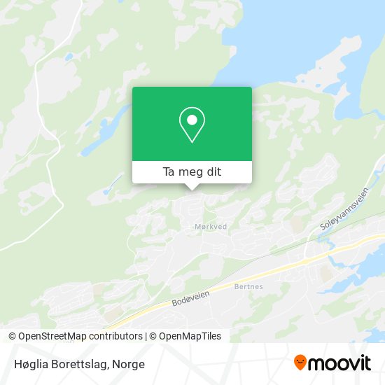 Høglia Borettslag kart