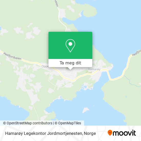 Hamarøy Legekontor Jordmortjenesten kart