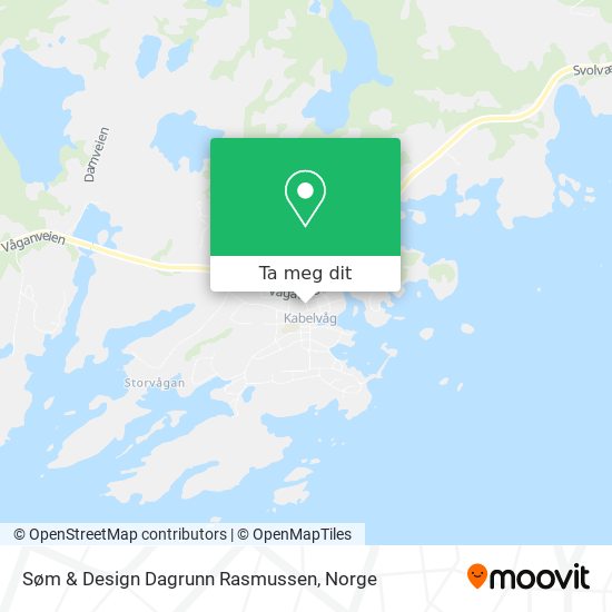 Søm & Design Dagrunn Rasmussen kart