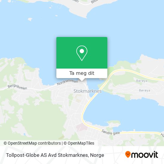 Tollpost-Globe AS Avd Stokmarknes kart