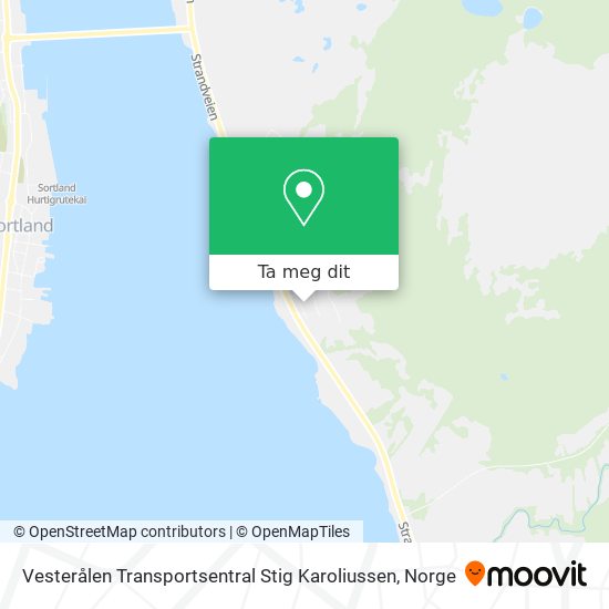 Vesterålen Transportsentral Stig Karoliussen kart