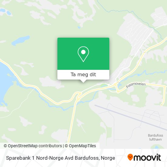 Sparebank 1 Nord-Norge Avd Bardufoss kart