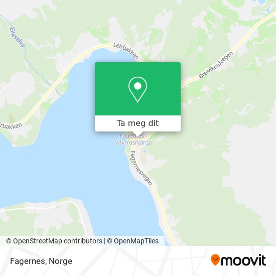 Fagernes kart