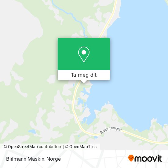 Blåmann Maskin kart