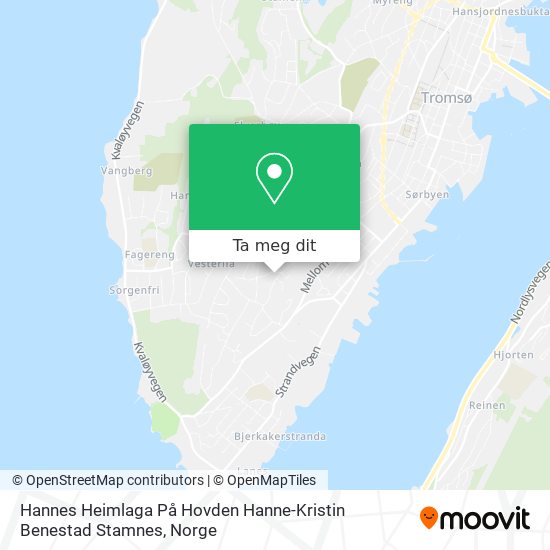Hannes Heimlaga På Hovden Hanne-Kristin Benestad Stamnes kart