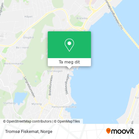 Tromsø Fiskemat kart