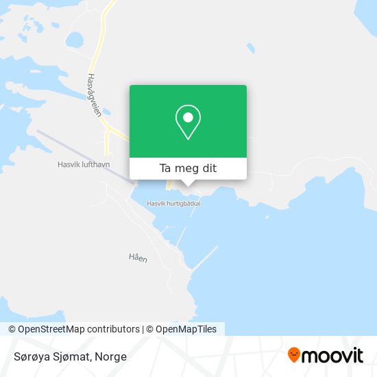 Sørøya Sjømat kart