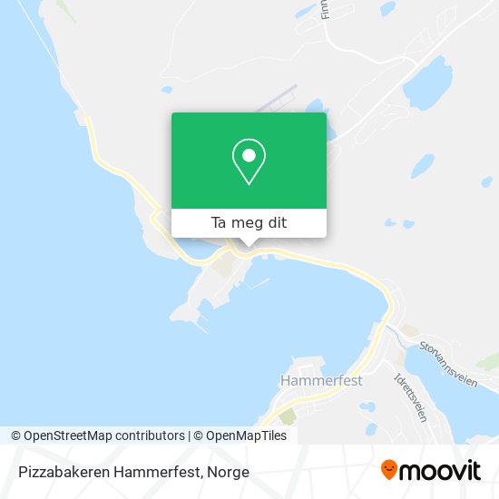 Pizzabakeren Hammerfest kart